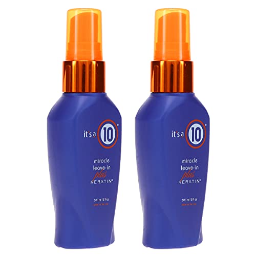 It's a 10 Haircare Miracle Leave-In Plus Keratin, 2 fl. oz. (Pack of 2)