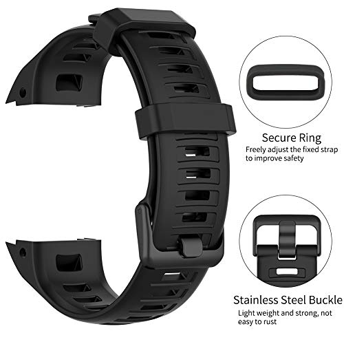 Watbro Bands Compatible with Garmin Instinct Sports GPS, Soft Silicone Adjustable Replacement Wristbands for Garmin Instinct/Instinct Tide/Instinct Tactical