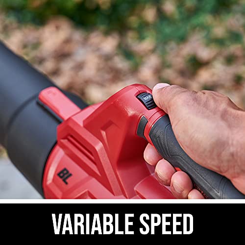 SKIL BL4714B-10 PWR CORE 20 Brushless 400 CFM Leaf Blower Kit, Includes 4.0Ah Battery and Charger