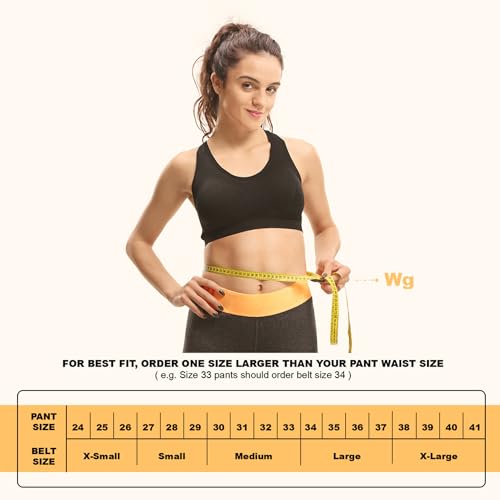 Earnda Women Belts for Jeans Dresses Fashion Gold Buckle Ladies Waist Belt Faux Leather Beige X-Small 24-26