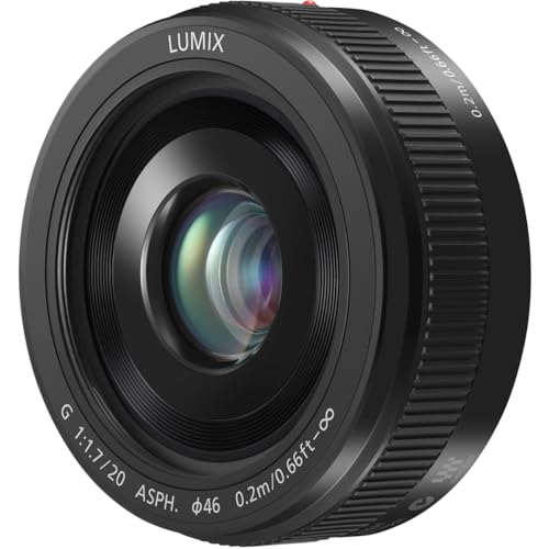 Panasonic LUMIX G II Lens, 20MM, F1.7 ASPH, MIRRORLESS Micro Four Thirds, H-H020AK (USA Black)