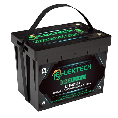 12V 100Ah LiFePO4 Lithium Battery, Built-in 100A BMS, Up to 10000 Cycles, Max. 1280W Power Output, Perfect for Trolling Motors Off-Grid, RV, Golf Cart, Solar Power System, Home Backup