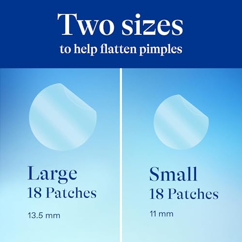 Differin Acne Patches, Pimple Patches for Acne Prone Skin, Formulated with Salicylic Acid and Centella, Fast Triple Action Power Patch for Day & Night, Dermatologist Tested, 36 Count_