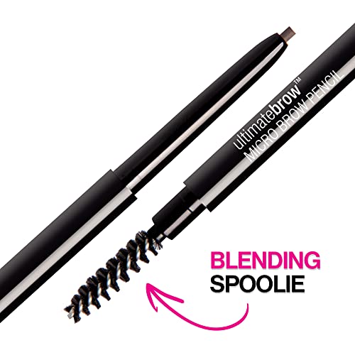 wet n wild Ultimate Brow Micro Eyebrow Retractable Pencil, Ash Brow, Ultra Fine 1.5mm Tip, Draws Tiny Brow Hairs