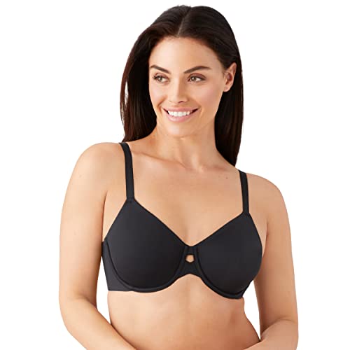 Wacoal Women's Superbly Smooth Unlined Convertible Underwire Bra, Black, 36G