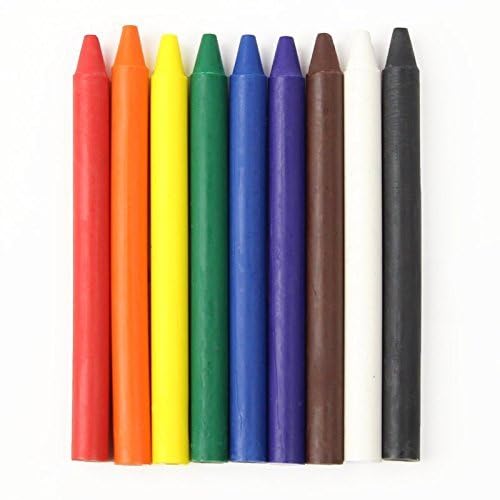 Craytastic! Bulk Unwrapped Crayons Case of 270 (9 colors, Wax) for Crafting, Parties, Kids | Paperless Crayons with No Paper Wrapper | Safety Tested Compliant with ASTM D-4236
