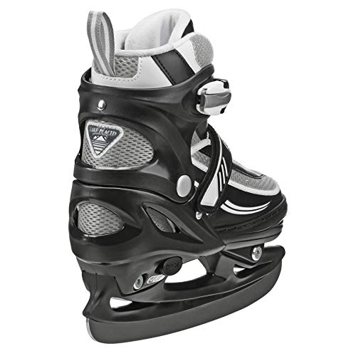 Lake Placid Summit Girl's Adjustable Ice Skate Black/Pink Small (10J – 13)