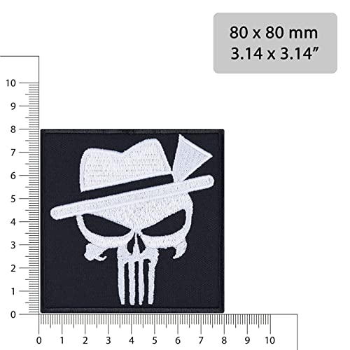 Biker Patch Biker Rankpatch Miami Motorcycle Patch Applique to sew on or Iron on | USA Florida Badge for All Fabrics and Leather | Sticker for Clothing | 3.94x0.98 in