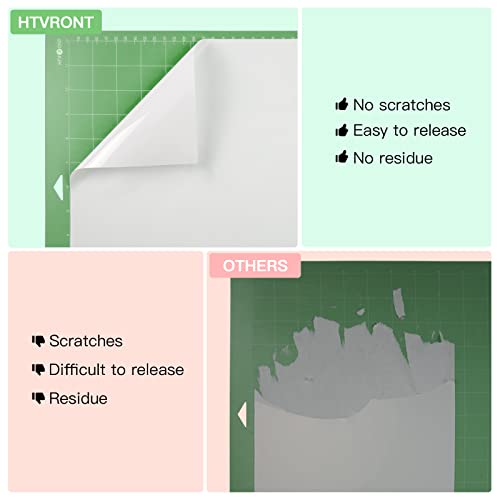 HTVRONT Strong Grip Cutting Mat for Cricut, 3 Pack Cutting Mat 12x12 for Cricut Explore Air 2/Air/One/Maker, Strong Adhesive Sticky Quilting Cutting Mats Replacement Accessories for Cricut