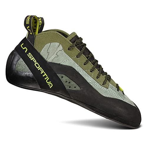 La Sportiva Men's TC Pro Rock Climbing Shoes, Olive, 8.5-9