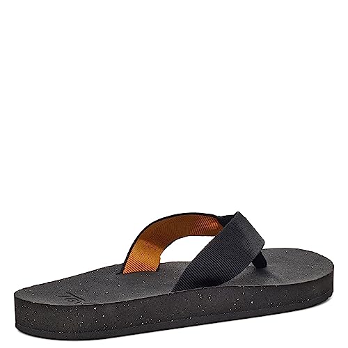 Teva Men's Reflip Sandal, Black, 8