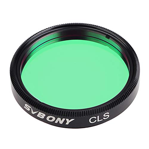 SVBONY Telescope Filter 1.25 inches CLS Filter City Light Pollution Reduction Filter Broadband Filter Suitable for Deep Sky Visual Astronomical Photography