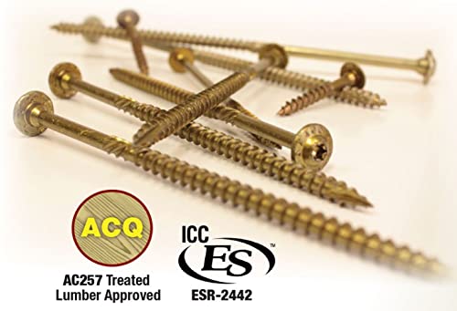 GRK Fasteners-10221 772691102218 RSS Bulk 5/16-Inch by 3-1/8-Inch Screw, 500 per Box, 3.125 inches, Yellow