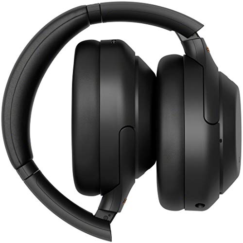 Sony WH1000XM4 Best Premium Wireless Noise Cancelling Headphones - Built-in mic for Calls - Compatible with Alexa - 30hr Battery - Includes Premium Carrying Case, in-Flight Adapter, Aux Cable - Black