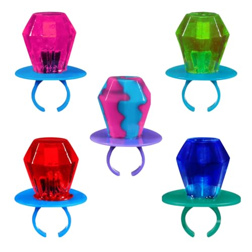Ring Pop Individually Wrapped Back to School Bulk Lollipop Variety Party Pack – 20 Count Lollipop Suckers w/ Assorted Flavors - Fun Candy/Supplies for School Treats & Care Packages