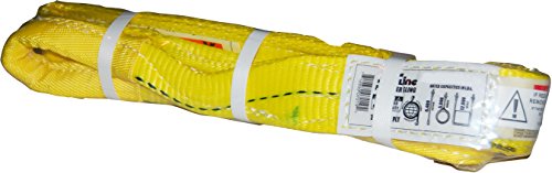 Ancra Cargo 20-EE2-9802X20 Sling, 2 Ply, Ee2-2 Tapered Eye W/Reinforced Loops Cargo Management, 2"x 20', Yellow