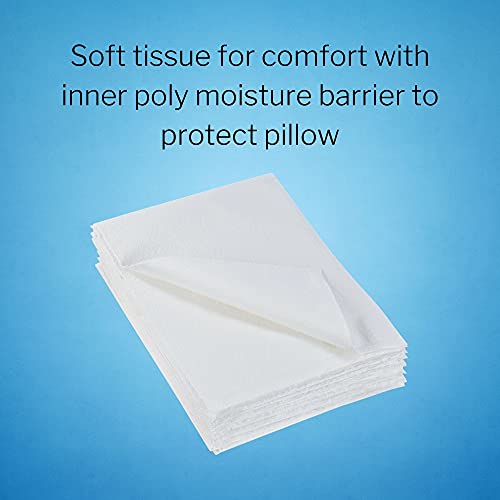 McKesson Single-Use Pillowcase, Disposable Pillow Case, Standard Size, White, 21 in x 30 in, 100 Count