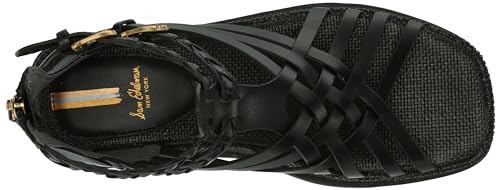 Sam Edelman Nicki Gladiator Sandal Black Leather 10 Medium