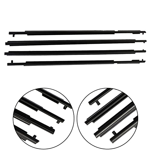 labwork Car Outside Window Weatherstrip Seal Belt Moulding Replacement for 2010-2021 Toyota 4Runner 75711-35011 75712-35011 75721-35011 75722-35011