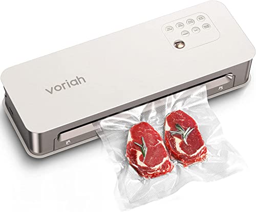 Vacuum sealer (automatic and manual optional), 9-in-1 multi-function dual-pump sealing mode, sous-vide, removable machine washable drip tray, durable silicone gasket, complete starter kit