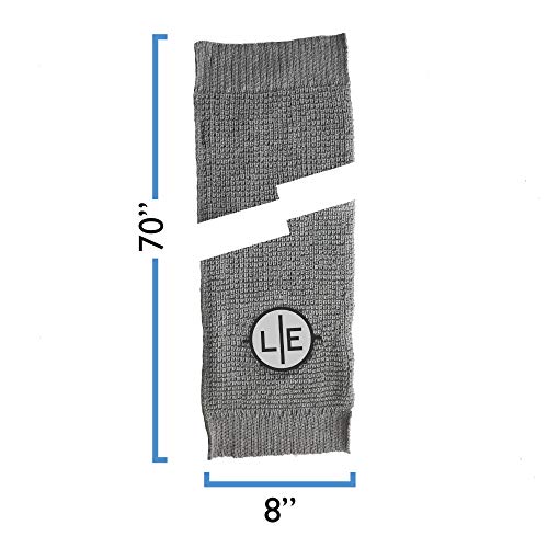 Littlearth unisex-adult NFL Atlanta Falcons Waffle Knit Scarf, Grey, 70" x 8"