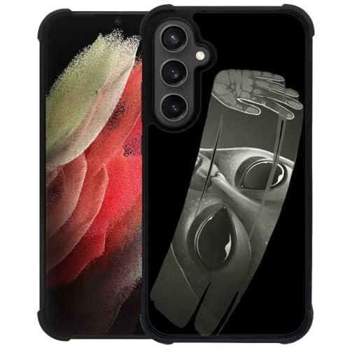 CARLOCA Compatible with Samsung Galaxy S24 Case,Deer Hunting in Autumn Pattern Ultra Protection Shockproof Soft Silicone TPU Non-Slip Back for Samsung Galaxy S24