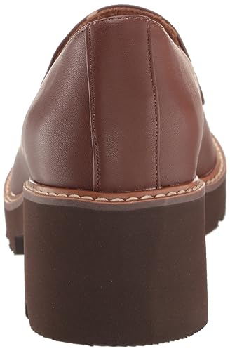 Naturalizer Womens Cabaret Slip On Lightweight Lug Heeled Loafer Cappuccino 8.5 M