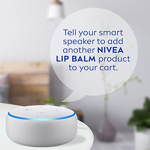 NIVEA Moisture Lip Care, Hydrating Lip Balm with Shea Butter, Nourishing Oils and Vitamin C & E, 3-in-1 Moisture, Repair (for Dry Lips) and Nourish, 0.17 Oz Stick, Pack of 4