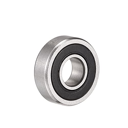 uxcell SR4-2RS Stainless Steel Ball Bearing 1/4"x5/8"x0.196" Double Sealed Bearings 2pcs