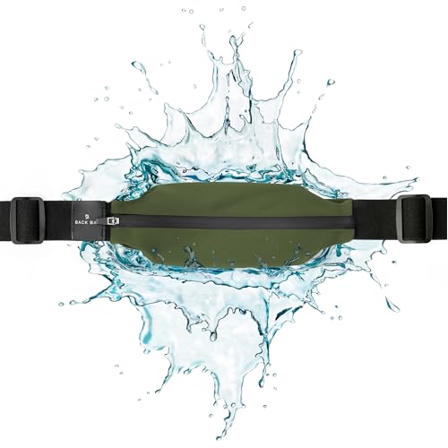 Slim Running Belt for Women & Men [Fits ALL Phones], Runners Fanny Pack for Men, Running Belt, Money Belt, Running Gear, Waist Bag Workout Gear, Fishing Belt, iPhone Running Phone Holder Waist Pack…