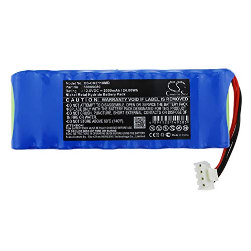 NEENO Ni-MH Battery Replacement for Carewell 88889089-1101, 1101B, 1101G
