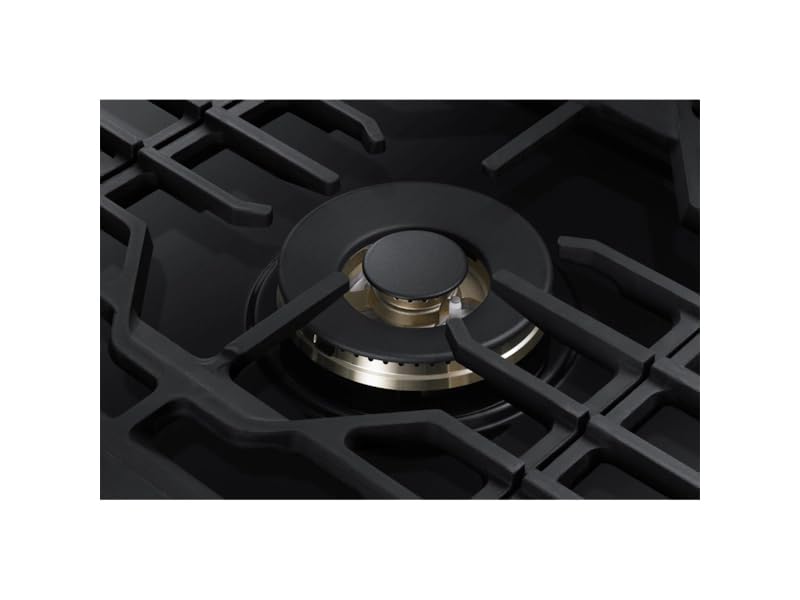 SAMSUNG 30" Built In Smart Gas Cooktop with 22k BTU Dual Power Burner, 5 Burners, Black Stainless Steel, NA30N7755TG/AA