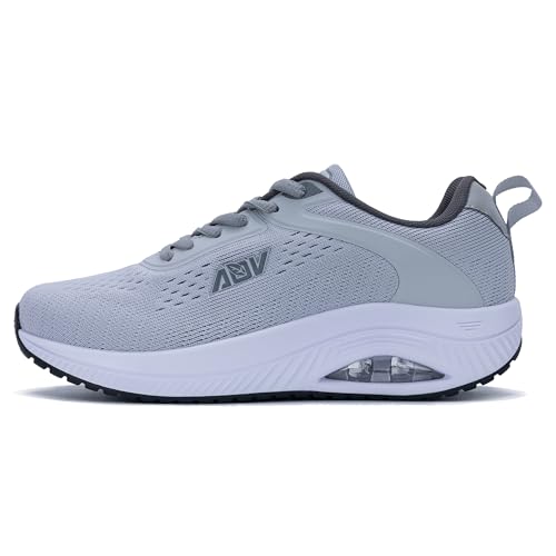 B BEASUR Womens Walking Shoes with Arch Support Orthotic Sneakers Plantar Fasciitis Fashion Athletic Tennis Shoes Darkgrey US 10.5