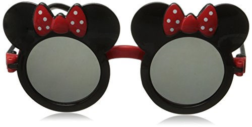 EHH - Kids Mouse Ear Round Flip Out Sunglasses (Black/Red Bows)