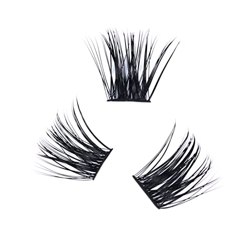 Eyelash Extension Kit Lash Clusters Kit Lash Bond and Seal Waterproof Lash Tweezers Individual Lashes Kit DIY Lash Extension Kit Eyelash Glue Remover Brush (Set 30D/40D-0.07C-9-16Mix)