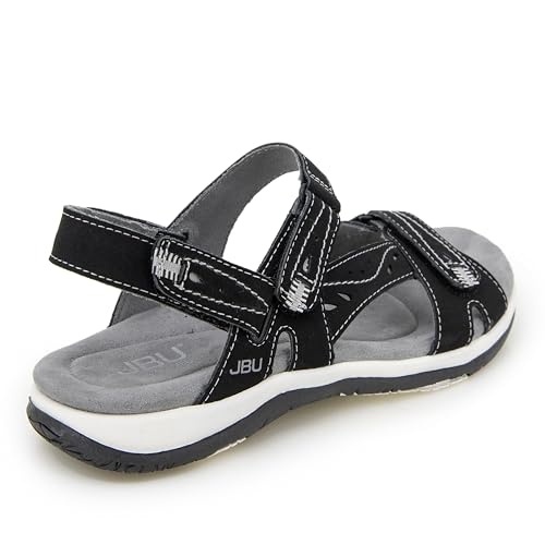 JBU by Jambu Women's Stephie Vegan Sport Sandal, Navy, 6