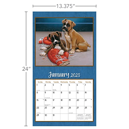 LANG PUPPY 2023 WALL CALENDAR