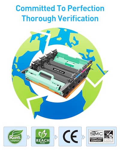 MasaiMara DR310CL DR-310CL DR310 Imaging Drum Unit for Brother HL-4150CDN HL-4570CDW HL-4570CDWT MFC-9460CDN MFC-9560CDW MFC-9970CDW Printer(25,000 Pages, Black, Cyan, Magenta, Yellow)