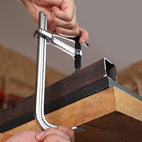 Jorgensen Bar Clamps, 6-Inch Light-duty Drop Forged Steel Bar Clamps for Woodworking and Welding, 2 Pack