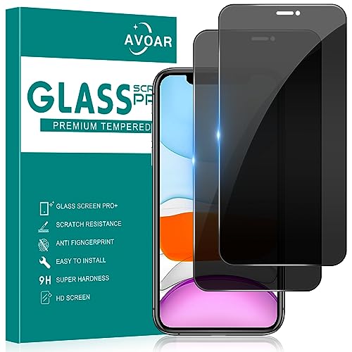 AVOAR 3 Pack Screen Protector for iPhone 15 Pro Max, 6.7 Inch HD Clear Tempered Glass Full Screen Case Friendly, Anti-Scratch, Bubble Free