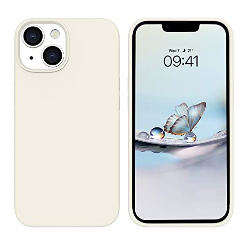 BENTOBEN Compatible with iPhone 14 Case, Liquid Silicone Gel Rubber Bumper Microfiber Lining Hard Back Shockproof Protective Phone Cover for iPhone 14 6.1",Light Blue