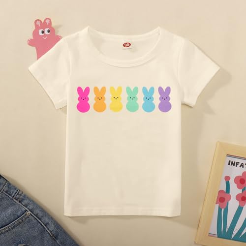 Easter Mama Bunny Baby Bunny Shirt Easter Bunny Peeps Shirt for Women Kids Family Matching Easter Day Shirts White