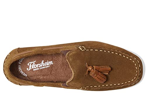 Florsheim Boy's Jasper Jr Moc Toe Drop Tassel (Toddler/Little Kid/Big Kid) Saddle Tan 2 Medium