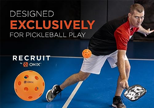 Onix Recruit Indoor Ready to Play Superior Welding Design Pickleball Ball