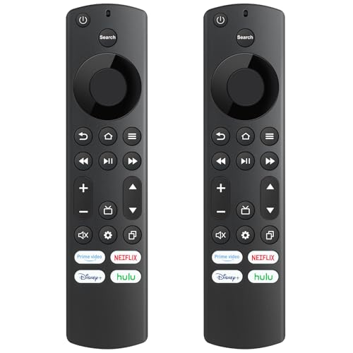 IDGPUW 2 Pack Replacement Remote for Insignia, Toshiba or Pioneer Smart TVs, Requires Compatible Fire Smart TV