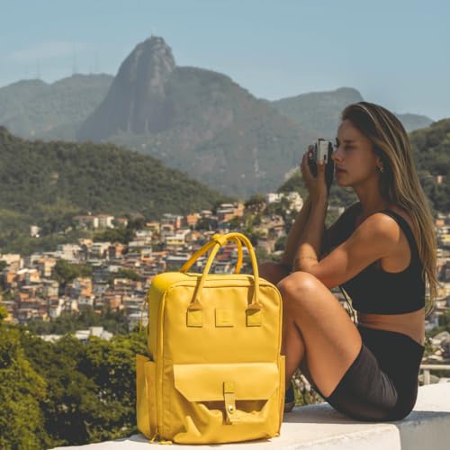 Langly Sierra Camera Backpack: A Modern & Travel-friendly Photography Backpack Compatible With Both 18in Laptop & All Camera Gear 24L (Apen-Gold)