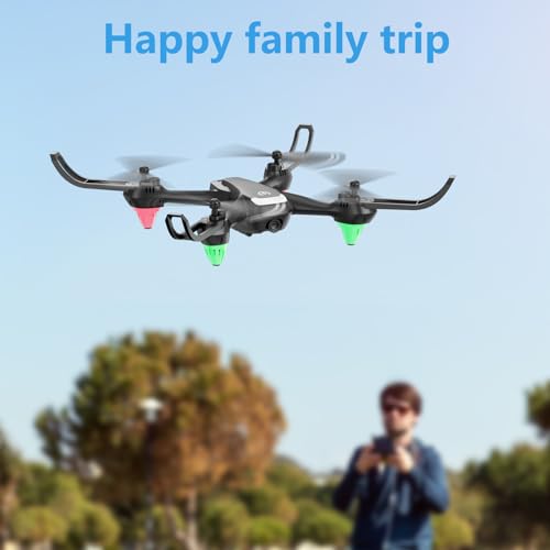 Drone with Camera - 2K Camera Drones with Gravity Control and Altitude Hold, HD FPV Live Video, Headless Mode, Speed Adjustment, 3D Flips - Perfect RC Quadcopters for Kids Beginners, Funny Toys Gifts for Boys Girls and Adults