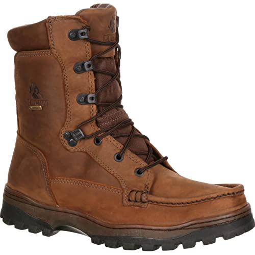 ROCKY Outback Gore-Tex Waterproof Boot, Light Brown, Size 11(ME)