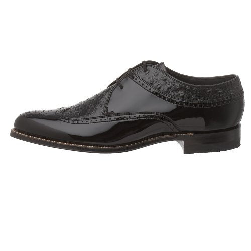 STACY ADAMS Mens Wingtip Oxfords-shoes, Burgundy - 375, 13 US