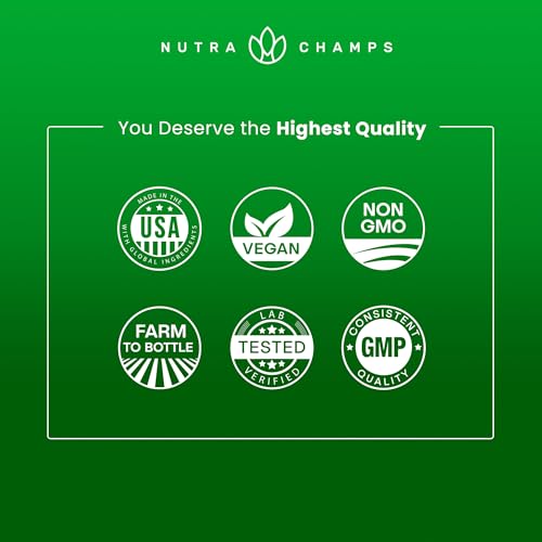 NutraChamps Super Greens Powder Premium Superfood | 20+ Organic Green Veggie Whole Foods | Alfalfa, Spirulina, Chlorella & More | Antioxidant, Digestive Enzyme & Probiotic Blends | Unflavored